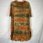 Soft Surroundings  Tie dye dress Orange Green Boho Photo 7