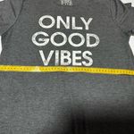 Modern Lux  Charcoal Tee with Positive Message Photo 4