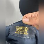 Leather cross body navy‎ blue bag Photo 5