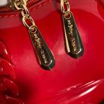 Betsey Johnson  Red Chain Strap red Novelty LIP SHAPED Women's Bag TOTE Photo 2