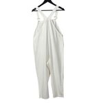 Stoney Clover Lane  x‎ Target Linen Blend Overalls Women's M White Pockets Photo 9