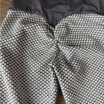 Stylish Women's Black and White Patterned Leggings Gray Size M Photo 3
