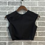 Vitamin A  Black Muscle Tee Crop Top Swimwear Photo 0