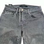 J Brand Factory Distressed Cropped Demen Grey Mid-Rise w/Raw un-Hem Size 25 Photo 9