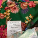 Anthropologie Hale Bob Printed Green Tee Shirt Under the Sea Ocean Photo 14