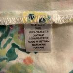 Sweet Rain  M cream floral print sheer blouse. Photo 4