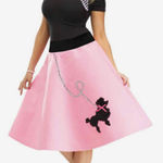 Handmade Pink poodle skirt Halloween costume Photo 0