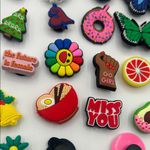 Colorful Assorted Shoe Charms Set Photo 6