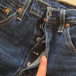 Levi's 501 Dark Wash Cut-Off High Rise Jean Shorts size 30 Photo 11