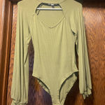 Peach Love California Ribbed Bodysuit  Photo 0