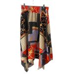 Marc New York  Women Small Geometric Asymmetric Mixed Media Scarf‎ Skirt Photo 3