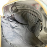 Coach Petite Campus Backpack 23 Green Metallic Polished Pebbled Leather Charm Photo 13