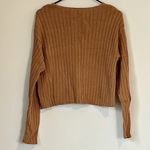 Abound NWT  by Nordstrom Long Sleeve Ribbed V-Neck Cropped Knit Top - XS Photo 3