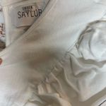 Saylor  Cream Ruffled Blouse Photo 3