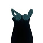 House of CB London Eleanor Velvet Dress in Green Size XS Photo 1