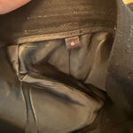 Lafayette 148 Dress Pants Black Silver‎ Stripe Wool Size 8 Petite Photo 5