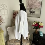 Material Girl White Cut Out Blouse with Crisscross Detail Photo 3