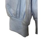 C&C California C&C California Womens Long Sleeve Very Merry Light Blue Boat Neck Top Size M Photo 3