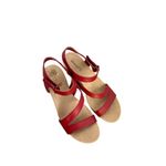 Baretraps  Gerdee Red Strappy 3" Wedge Cushioned Heeled Sandals‎ Women's 9.5 Photo 6