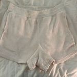 Aerie cream waffle knit shorts Photo 0