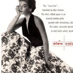 Vintage Alex Colman Sportswear Set: Floral Blouse & Scarf Red Size XL Photo 2