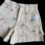 PacSun Women’s Embroidered Butterfly Corduroy Cutoff Shorts Size 25 High Waist Photo 5