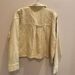 Madewell  Flannel Cargo Button Up Shirt Soft Pale Butter Yellow Size M Photo 5