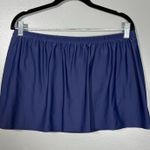 Costa Del Sol Navy Blue Solid Skirted Bikini Bottom Photo 0