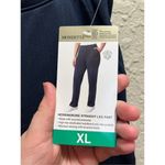 Mondetta  Blue Herringbone Straight Leg Pants Woman’s XL NEW Photo 9