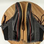 Bass Mandarin Short Duck Boots Woman's Size 6 Black Gray Wool Photo 7