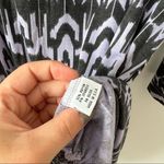 Bryn Walker  purple & black ikat print art‎ to wear tunic dress Photo 7