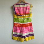 American Vintage MALIA Honolulu Vtg 70s Handmade Hawaii Stripe Retro Sleeveless Romper Womens S Photo 1