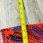 Alexis  for Target Tropical Leaf Short Sleeve Shirt Dress red blue size XXS Photo 6