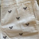 J.Crew NEW Tennis Racket 6” Chino Shorts White Size 2 Thick Fabric Bottoms NWOT Photo 2