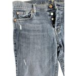 7 For All Mankind Josefina Skinny Boyfriend Blue Jeans 27 Photo 7