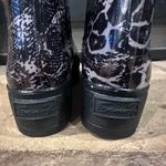 Seven7  Women's Black and White Patterned Rain Boots Photo 1