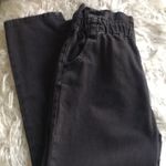 PacSun  Women’s Paperbag Waist Black Denim Mom Jeans Photo 6