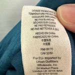 Free People  Teal Quilted Jacket Large Photo 4