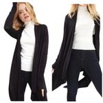 Ted Baker  London Charcoal Gray‎ Kristo Waterfall Asymmetric Cardigan Sweater 8 Photo 1