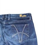 Kut From The Kloth  Farrah Baby Bootcut Jeans Size 10 Dark Wash Mid Rise Stretch Photo 4