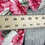 Sunrise Kingdom  Women’s White & Pink Hibiscus Hawaiian Shirt size Small Photo 9