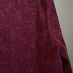 Chico's Chico’s‎ Size 3 Velvet Paisley Fleur De Lis Printed Jacket Blazer  XL Boxy Photo 7