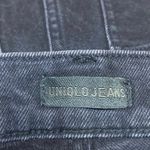 Uniqlo  Women's Black High Waisted Flared Bootcut Leg Denim Jeans Pants Size 26 Photo 3