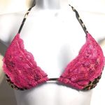 Beach Bunny Beach‎ Bunny Lady Lace Leopard Triangle Bikini Top Photo 0
