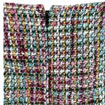 Loft  Tweed Blend Zip Pocket Colorful Pencil Skirt Size 10 Feminine Career Office Photo 5