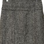 Club Monaco Black Gray Wool Blend Tweed Pencil Straight Skirt Size 2 #301041 Photo 1