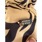 Scotch & Soda Wrap Printed Satin Blazer Missing Belt Size Large Photo 9