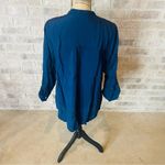 Dress Barn Women’s Blue Button Up Blouse Photo 3