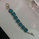 Turquoise Pendant Necklace and Bracelet Photo 5