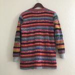 Reversible Colorful Fun Print Cardigan OS Size undefined Photo 7